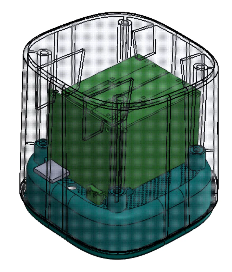 Fully assembled AirGradient DIY PRO kit.