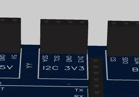 Slot for AirGradient TVOC / NOx Module