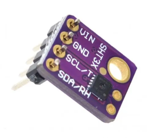 Soldering Pins onto the SHT Module