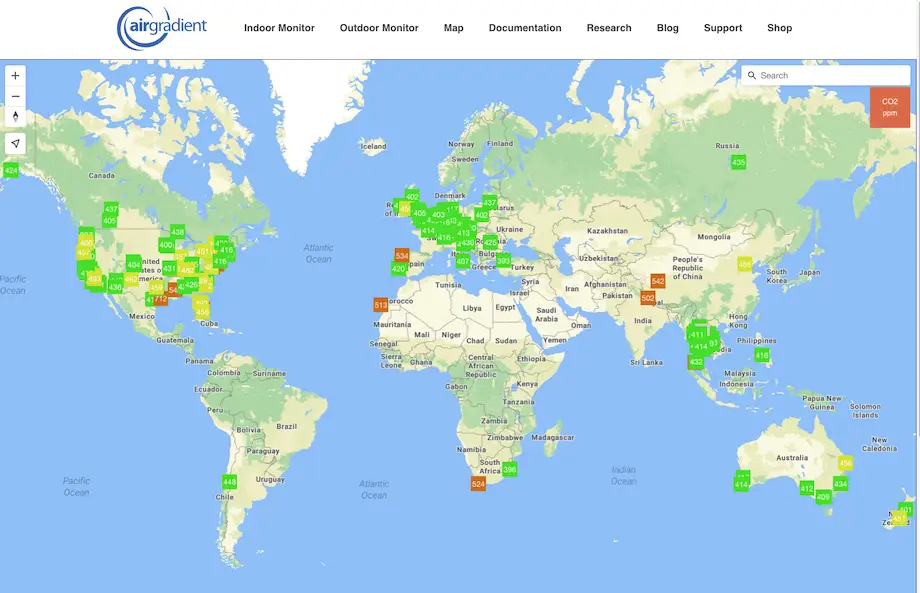 We Launched the Largest Real-Time Global CO<sub>2</sub> Map