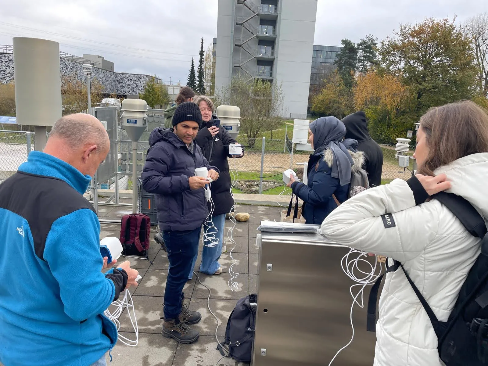 Setup at the reference station