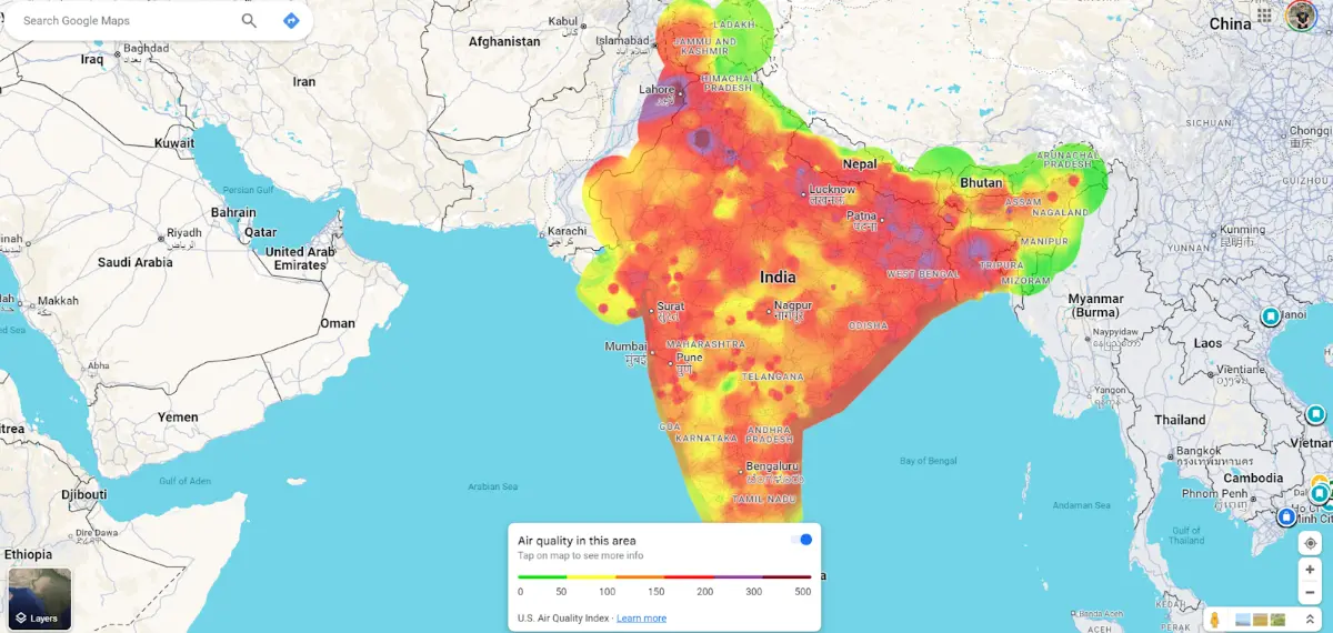 Can You Trust Google Maps’ New Air Quality Feature?