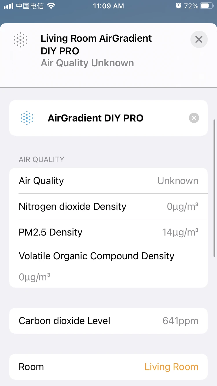AirGradient HomeKit integration