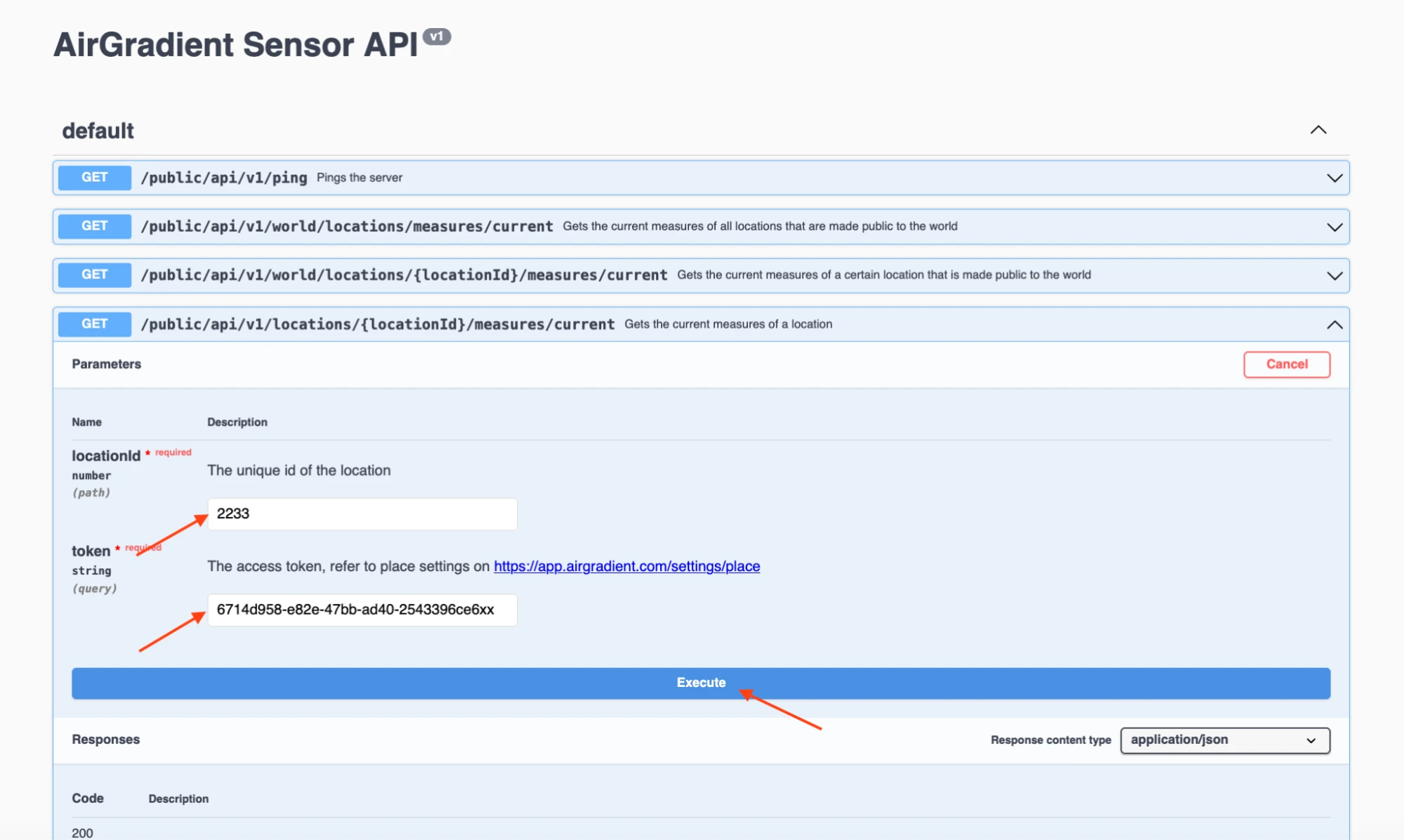 ag api execute