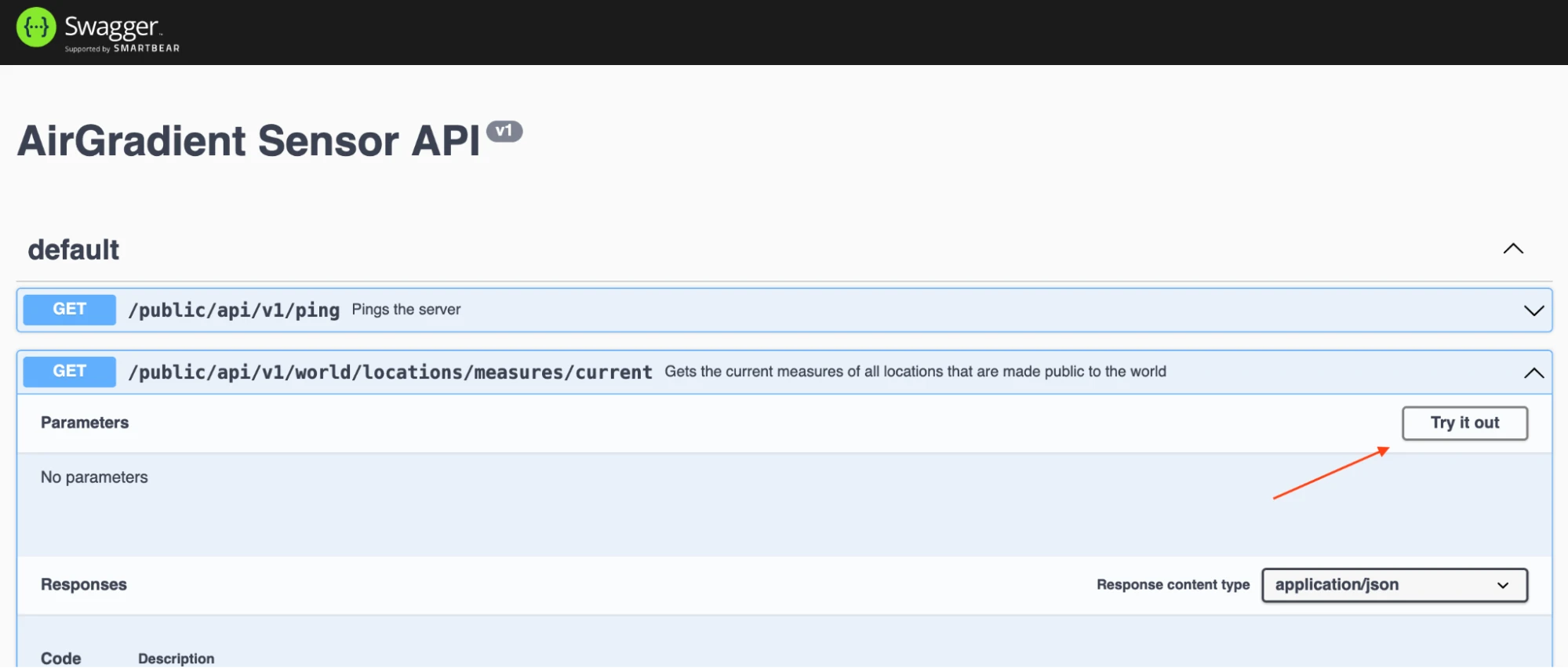 ag api try it out